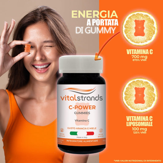 I Benefici della Vitamina C Masticabile e i Nostri Orsetti Gommosi C-POWER