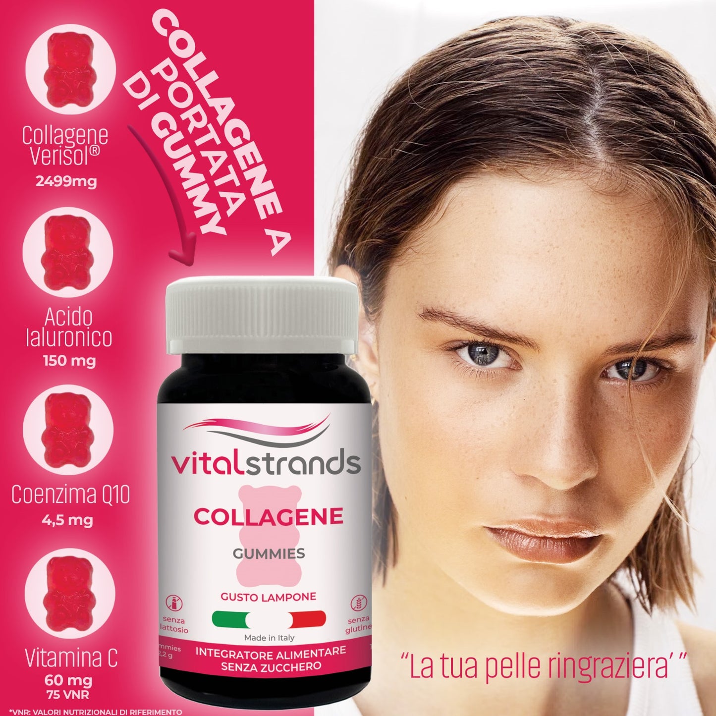 PROVALI TUTTI! | SET DI 4 INTEGRATORI GOMMOSI zZLEEP, C-POWER, COLLAGENE E BIOTINA | APPROFFITTA DEL PREZZO SPECIALE -25%