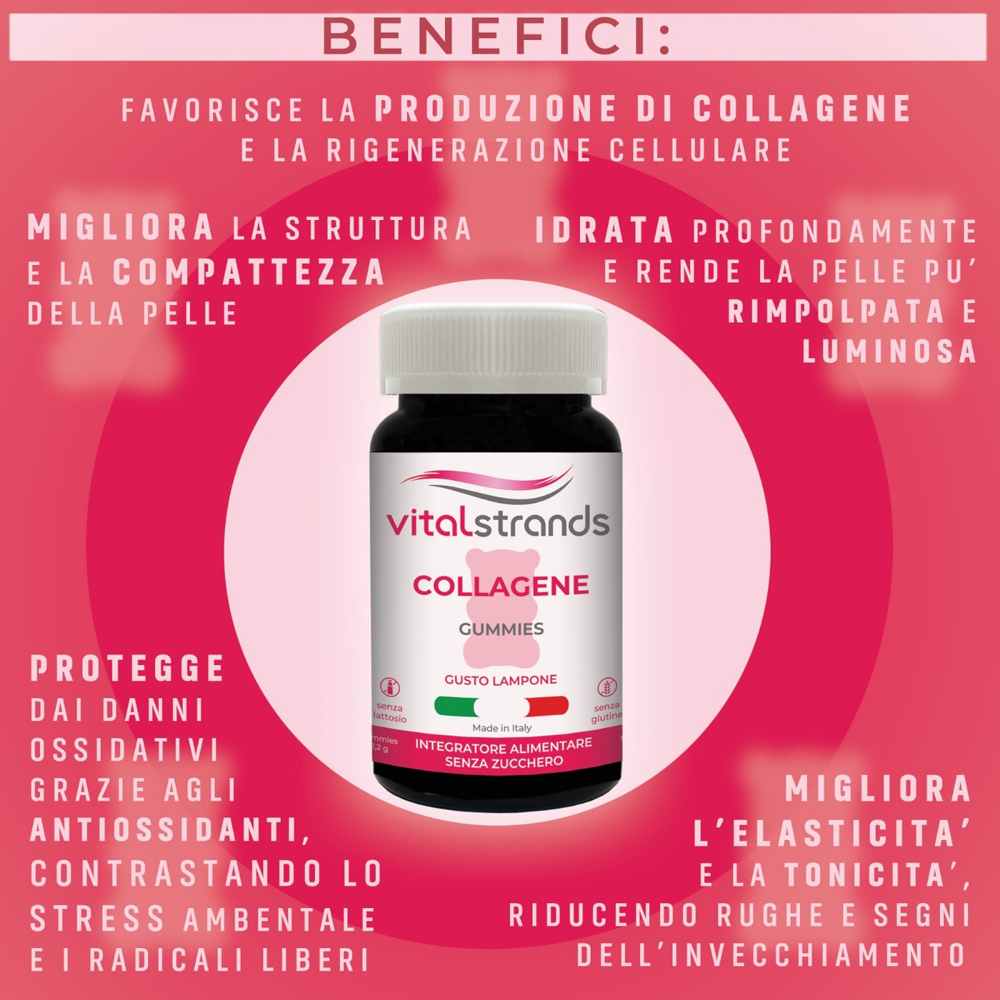 PROVALI TUTTI! | SET DI 4 INTEGRATORI GOMMOSI zZLEEP, C-POWER, COLLAGENE E BIOTINA | APPROFFITTA DEL PREZZO SPECIALE -25%